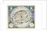 Planetary orbits, 1660-1 by Andreas Cellarius