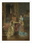 The Visit, c.1870 by Alfred Emile Stevens
