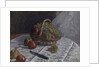 Apples and Grapes in a Basket, c.1880-81 by Alfred Sisley