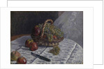Apples and Grapes in a Basket, c.1880-81 by Alfred Sisley