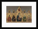 Virgin and Child with Saints Francis, Andrew, Paul, Peter, Stephen and Louis of Toulouse, c.1317-21 by Ugolino di Nerio