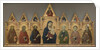 Virgin and Child with Saints Francis, Andrew, Paul, Peter, Stephen and Louis of Toulouse, c.1317-21 by Ugolino di Nerio