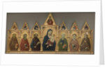 Virgin and Child with Saints Francis, Andrew, Paul, Peter, Stephen and Louis of Toulouse, c.1317-21 by Ugolino di Nerio