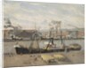 Port of Rouen, Unloading Wood, 1898 by Camille Pissarro