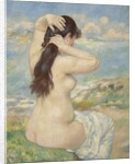 Bather Arranging her Hair, 1885 by Pierre Auguste Renoir