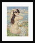 Bather Arranging her Hair, 1885 by Pierre Auguste Renoir