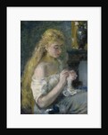 Woman Crocheting, c.1875 by Pierre Auguste Renoir