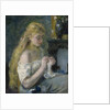 Woman Crocheting, c.1875 by Pierre Auguste Renoir