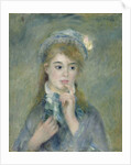 Portrait of a Young Woman, c.1874 by Pierre Auguste Renoir