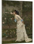 Woman and Roses, 1879 by Auguste Toulmouche