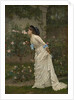 Woman and Roses, 1879 by Auguste Toulmouche
