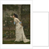 Woman and Roses, 1879 by Auguste Toulmouche