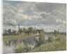 The River Oise near Pontoise, 1873 by Camille Pissarro