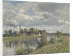 The River Oise near Pontoise, 1873 by Camille Pissarro