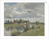 The River Oise near Pontoise, 1873 by Camille Pissarro