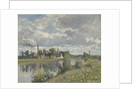 The River Oise near Pontoise, 1873 by Camille Pissarro