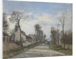 Route de Versailles, Louveciennes, 1870 by Camille Pissarro