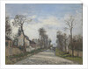 Route de Versailles, Louveciennes, 1870 by Camille Pissarro
