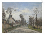 Route de Versailles, Louveciennes, 1870 by Camille Pissarro