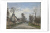 Route de Versailles, Louveciennes, 1870 by Camille Pissarro