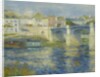 Bridge at Chatou, c.1875 by Pierre Auguste Renoir