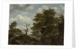 Landscape with Bridge, Cattle and Figures, c.1660 by Jacob Isaaksz.