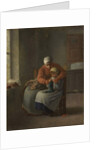 The Knitting Lesson, c.1860 by Jean-Francois Millet