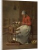 Woman Spinning, c.1855-60 by Jean-Francois Millet