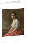 Young Woman in a Pink Skirt, c.1845-50 by Jean Baptiste Camille Corot