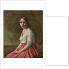 Young Woman in a Pink Skirt, c.1845-50 by Jean Baptiste Camille Corot