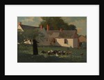 Farmyard Scene, c.1872-74 by Winslow Homer