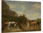 Arabs Watering Their Horses, 1872 by Eugene Fromentin