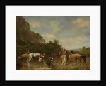 Arabs Watering Their Horses, 1872 by Eugene Fromentin