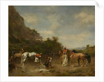 Arabs Watering Their Horses, 1872 by Eugene Fromentin