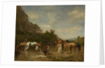 Arabs Watering Their Horses, 1872 by Eugene Fromentin