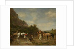 Arabs Watering Their Horses, 1872 by Eugene Fromentin