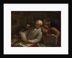 The Print Collectors, c.1860-63 by Honore Daumier
