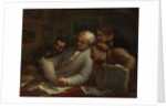 The Print Collectors, c.1860-63 by Honore Daumier