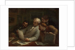 The Print Collectors, c.1860-63 by Honore Daumier