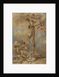 Crucifixion with the Virgin, Saints John and Mary Magdalene and God the Father, c.1651 by Giovanni Benedetto (1609-64) Castiglione
