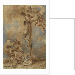 Crucifixion with the Virgin, Saints John and Mary Magdalene and God the Father, c.1651 by Giovanni Benedetto (1609-64) Castiglione