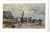 The Return of the Fishing Boats, Etretat, 1879 by Giovanni Boldini