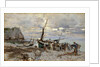 The Return of the Fishing Boats, Etretat, 1879 by Giovanni Boldini