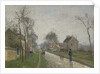 Route de Versailles, Louveciennes, Rain Effect, 1870 by Camille Pissarro