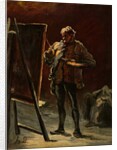 An Artist, c.1870-75 by Honore Daumier