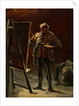 An Artist, c.1870-75 by Honore Daumier