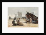 Beach Scene, Cullercoats, 1881 by Winslow Homer