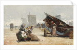 Beach Scene, Cullercoats, 1881 by Winslow Homer