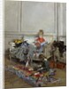 Young Woman Crocheting, 1875 by Giovanni Boldini