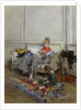 Young Woman Crocheting, 1875 by Giovanni Boldini